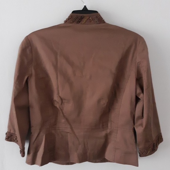 Coldwater Creek Embellished Blazer 8 - Picture 6 of 7